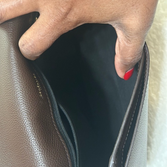 DeMellier Chocolate Crossbody with Gold Hardware - Picture 6 of 8